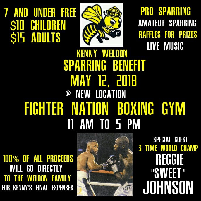 kenny weldon, termite watkins, reggie johnson, clutch city boxing, clutch city boxing club, kenny weldon sparring benefit,